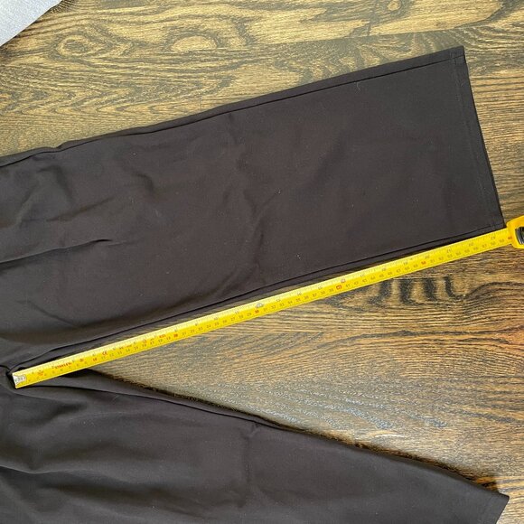 Black Maternity Trouser Pants - Over-the-belly with stretch - ankle length - Picture 7 of 14